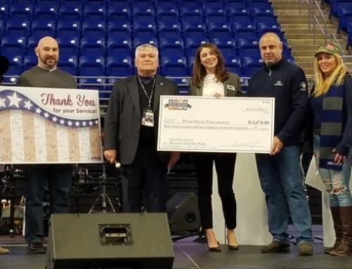 Downtown Businesses Donated $6,778 to the Penn State Student Military Fund