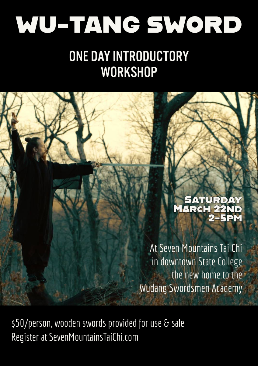 Wu-Tang sword workshop flyer